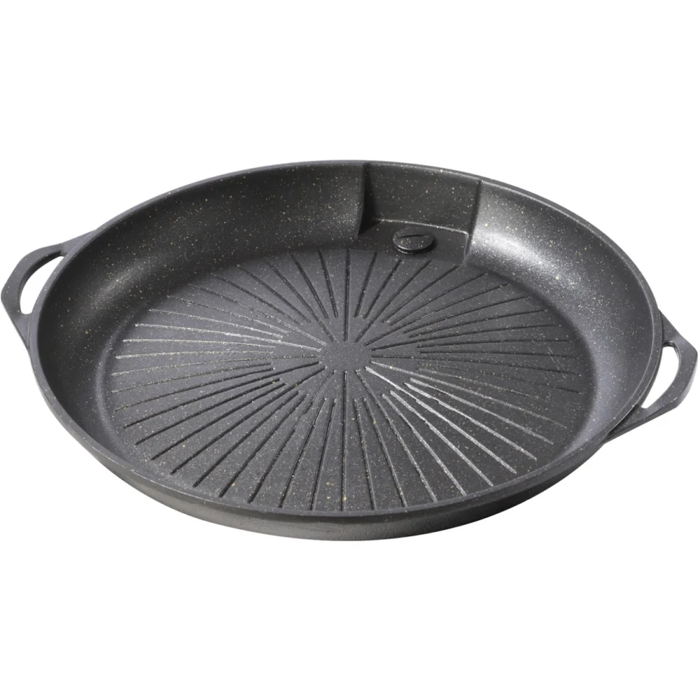 Grill grate and grill pan for a gas camping stove and grilleng