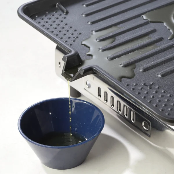 Grill grate for a gas camping stove with a CAST IRON burner functioneng