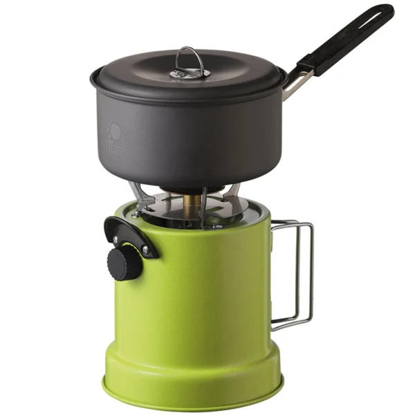2in1 Tourist stove with a heater for MEVA VATOP gas cartridgeseng