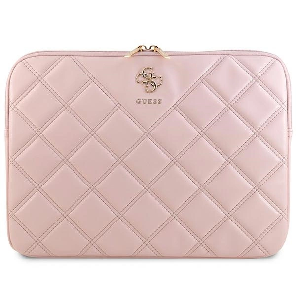 Guess Quilted 4G cover for a 14" laptop - pinkeng