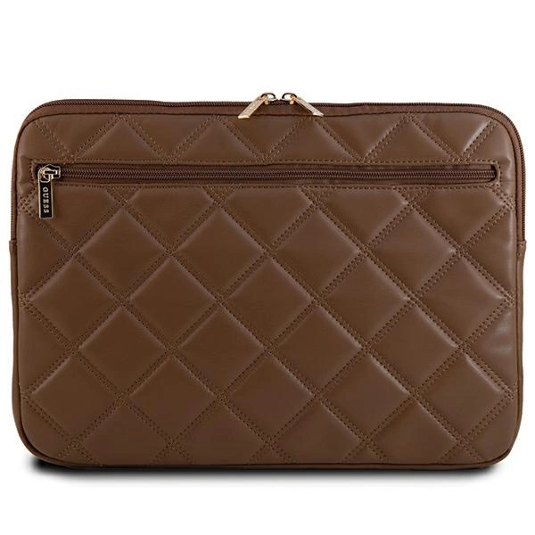 Guess Quilted 4G cover for a 14" laptop - browneng