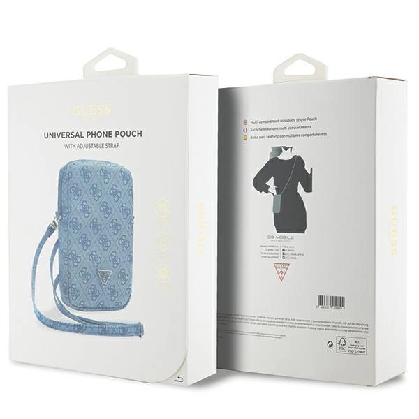 Guess Zip 4G Triangle bag - blueeng