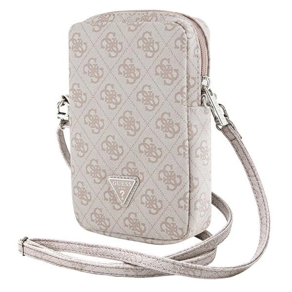 Guess Zip 4G Triangle bag - pinkeng
