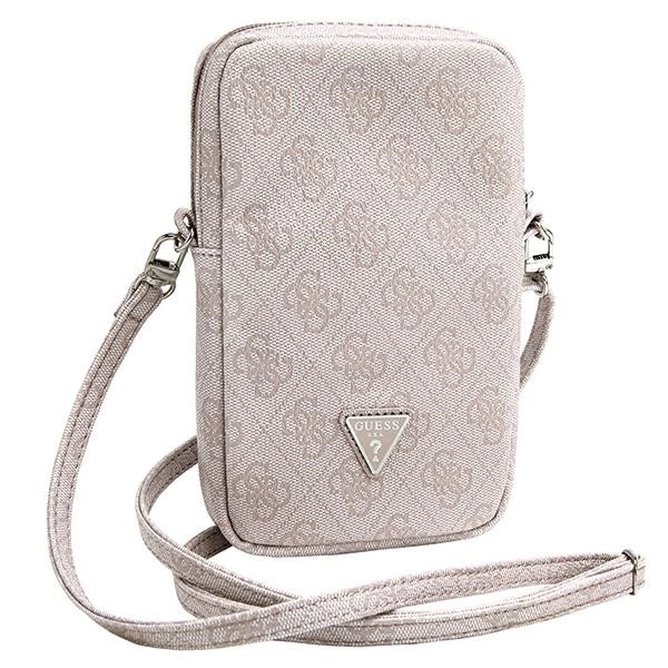 Guess Zip 4G Triangle bag - pinkeng