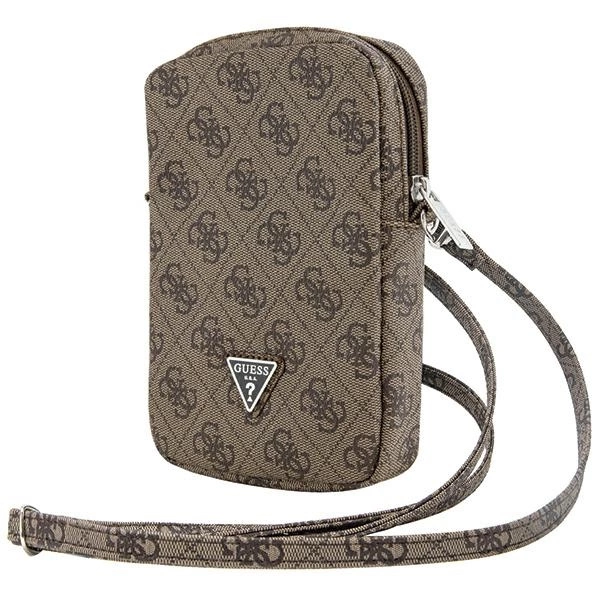 Guess Zip 4G Triangle bag - browneng