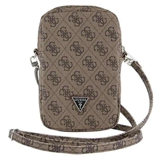 Guess Zip 4G Triangle bag - browneng