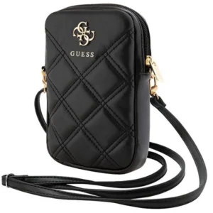 Guess Zip Quilted 4G bag - blackeng