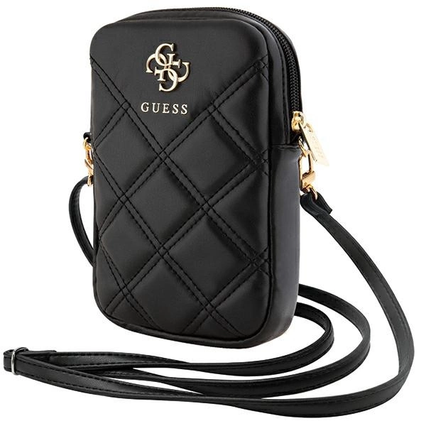Guess Zip Quilted 4G bag - blackeng