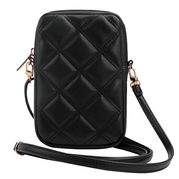 Guess Zip Quilted 4G bag - blackeng