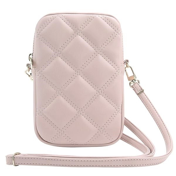 Guess Zip Quilted 4G bag - pinkeng