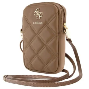 Guess Zip Quilted 4G bag - browneng