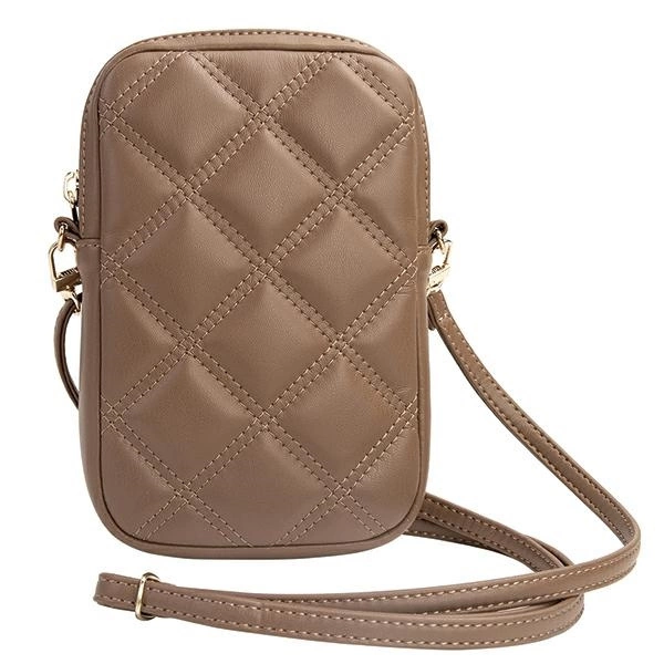 Guess Zip Quilted 4G bag - browneng