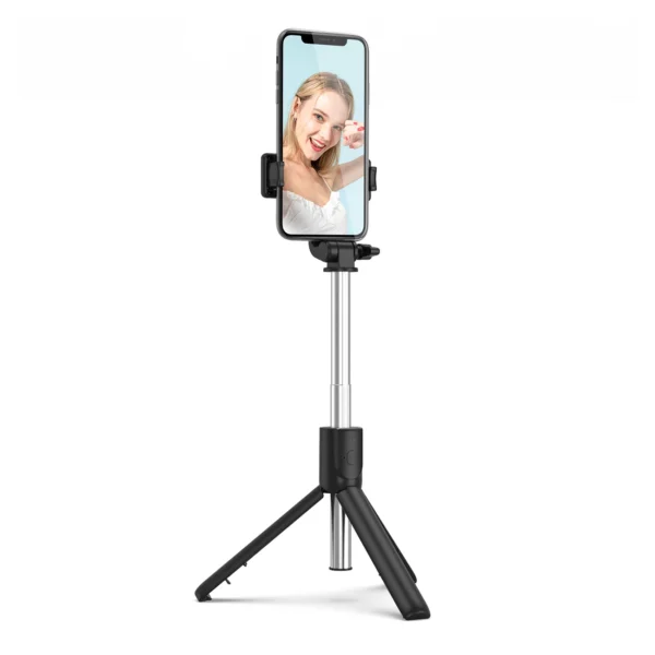 Selfie stick WRY1S telescopic tripod 0.7m for phone - blackeng