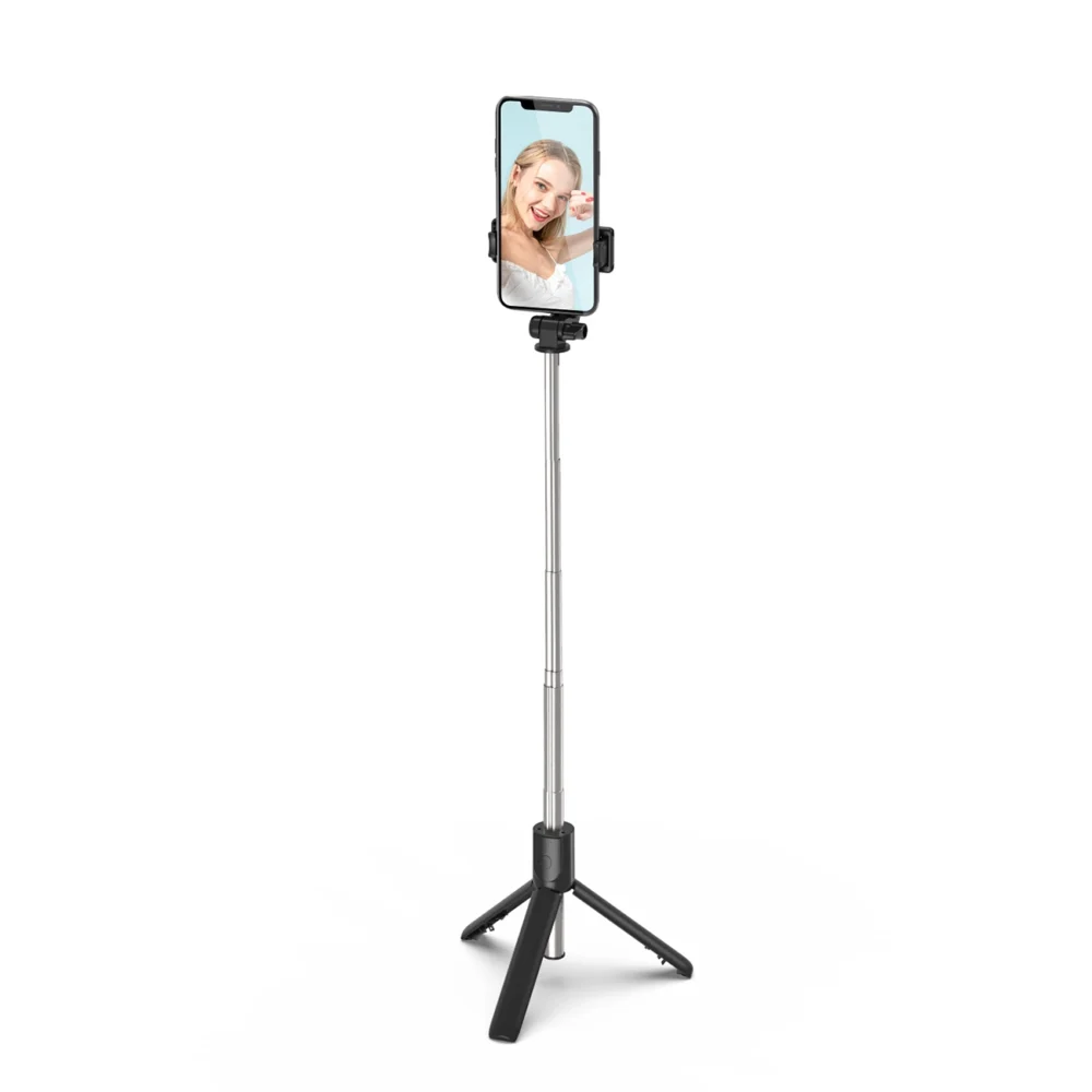 Selfie stick WRY1S telescopic tripod 0.7m for phone - blackeng