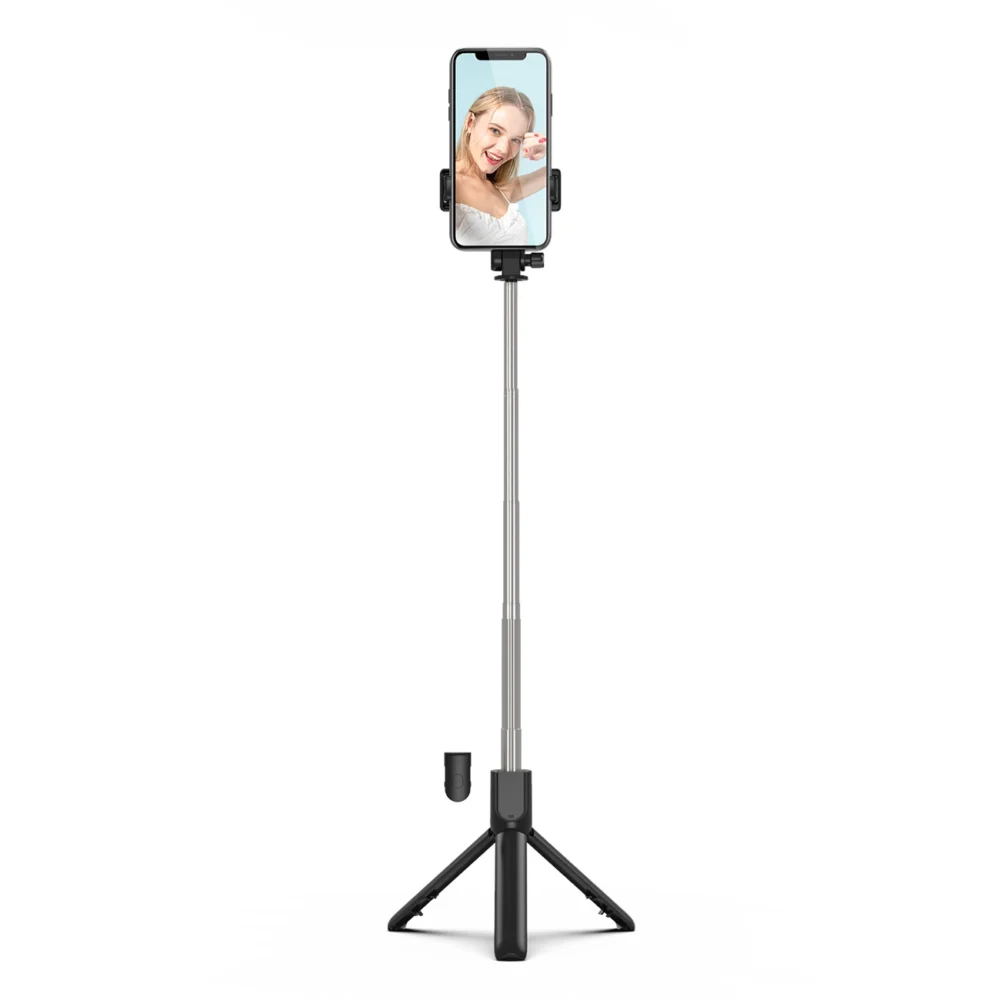 Selfie stick WRY1S telescopic tripod 0.7m for phone - blackeng