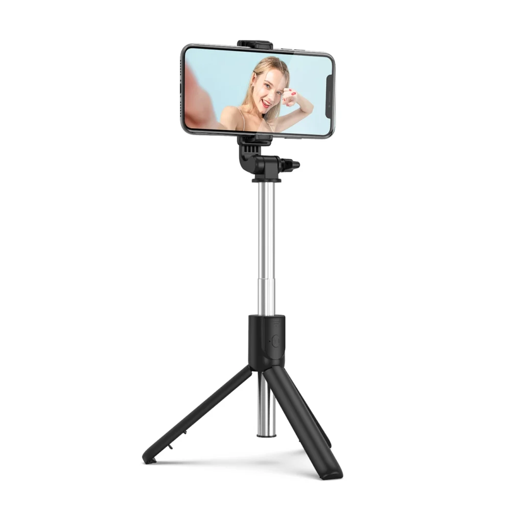 Selfie stick WRY1S telescopic tripod 0.7m for phone - blackeng