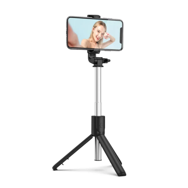 Selfie stick WRY1S telescopic tripod 0.7m for phone - blackeng