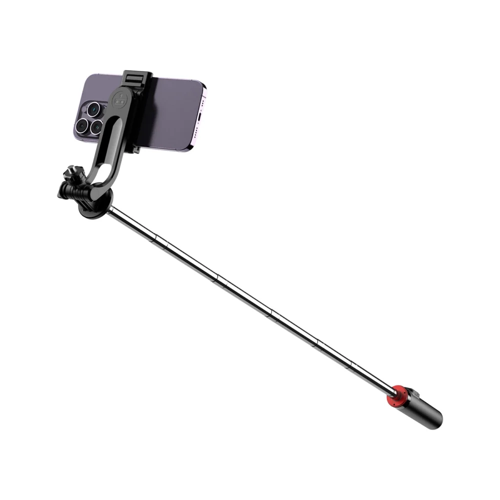 Selfie stick WC1Y3S telescopic tripod 1.3m with phone holder - blackeng