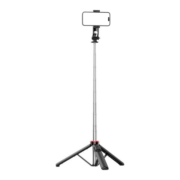 Selfie stick WC1Y3S telescopic tripod 1.3m with phone holder - blackeng
