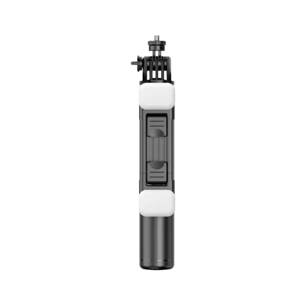 Selfie stick WC13YDS telescopic tripod 1.3m with double lamp and phone holder - blackeng