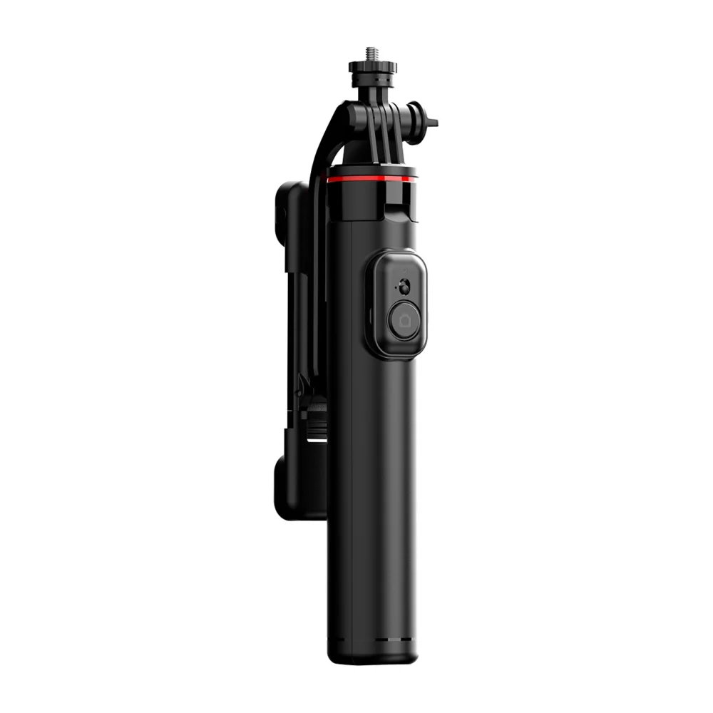 Selfie stick WC13YDS telescopic tripod 1.3m with double lamp and phone holder - blackeng