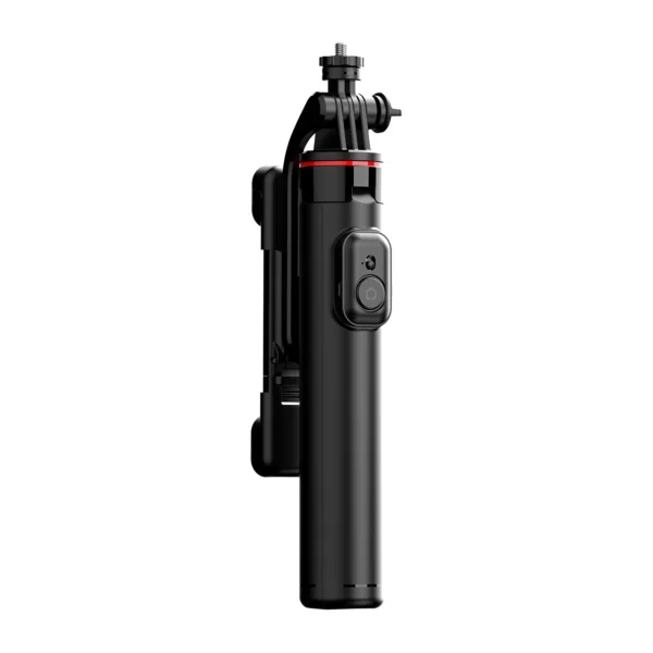 Selfie stick WC13YDS telescopic tripod 1.3m with double lamp and phone holder - blackeng