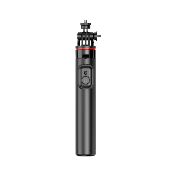 Selfie stick WC13YDS telescopic tripod 1.3m with double lamp and phone holder - blackeng