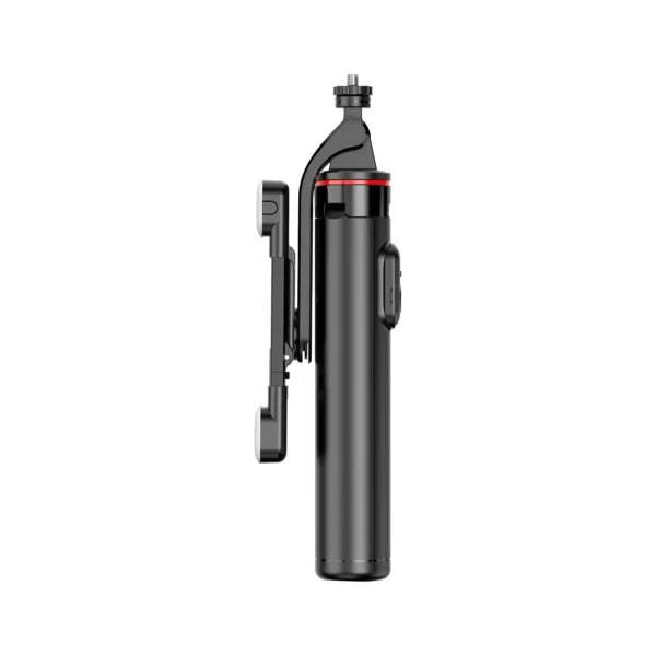 Selfie stick WC13YDS telescopic tripod 1.3m with double lamp and phone holder - blackeng