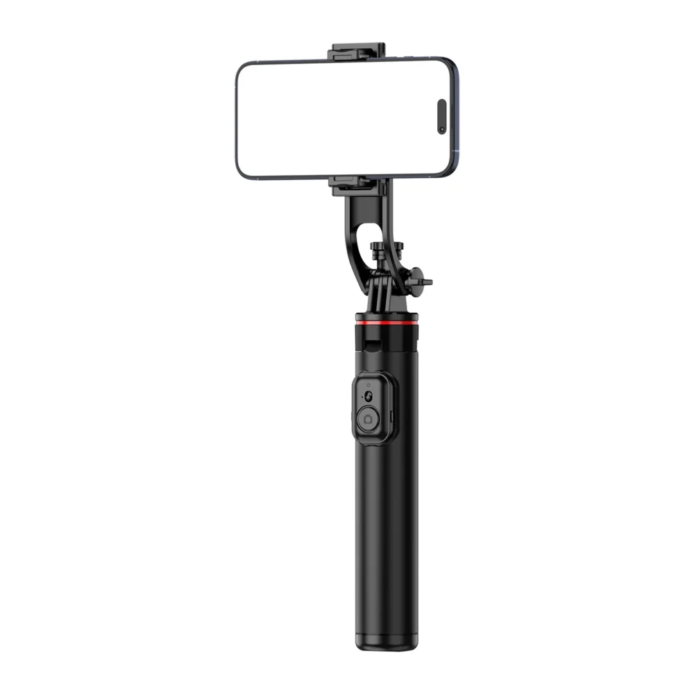 Selfie stick WC1Y2S 1.3m aluminum alloy telescopic tripod with phone holder - blackeng