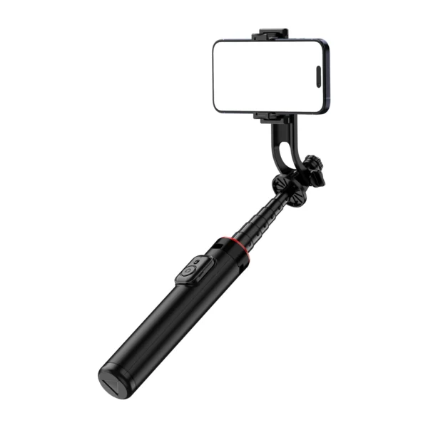 Selfie stick WC1Y2S 1.3m aluminum alloy telescopic tripod with phone holder - blackeng