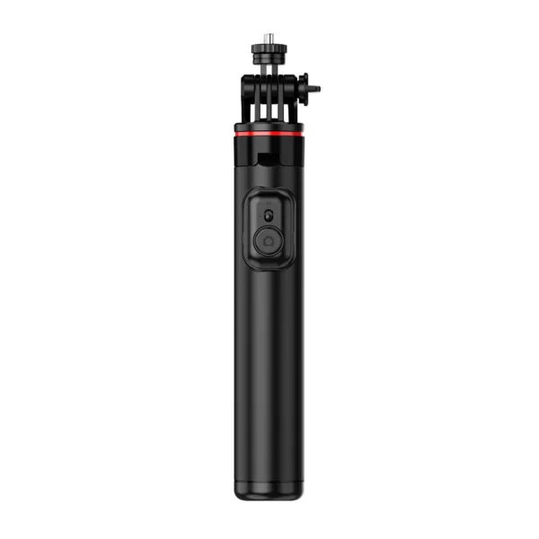 Selfie stick WC12YDS 1.3m aluminum alloy telescopic tripod with dual lamp and phone holder - blackeng