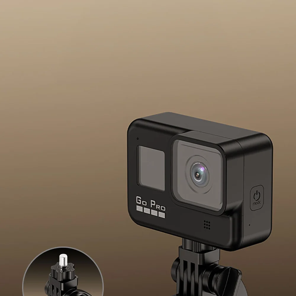 Selfie stick WH181-Y1S 1.75m aluminum alloy telescopic tripod with phone holder - blackeng