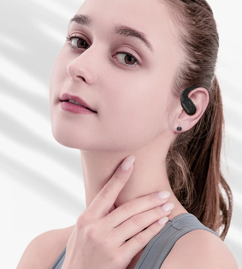 Choetech OWS wireless TWS Bluetooth 5.3 headphones - blackeng