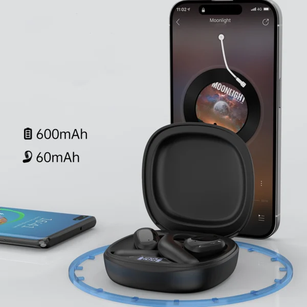Choetech OWS wireless TWS Bluetooth 5.3 headphones - blackeng