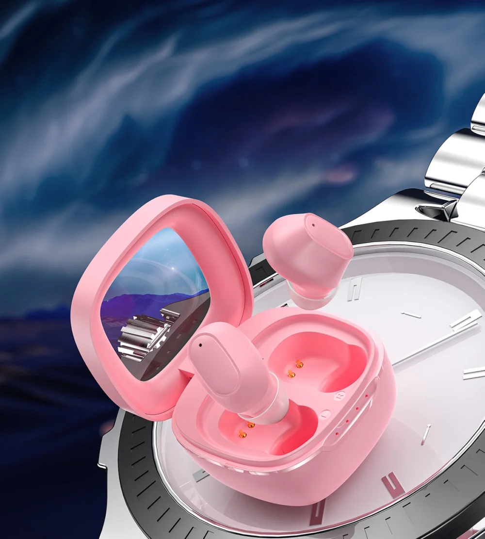 Choetech MEMS wireless TWS Bluetooth 5.3 headphones - pinkeng