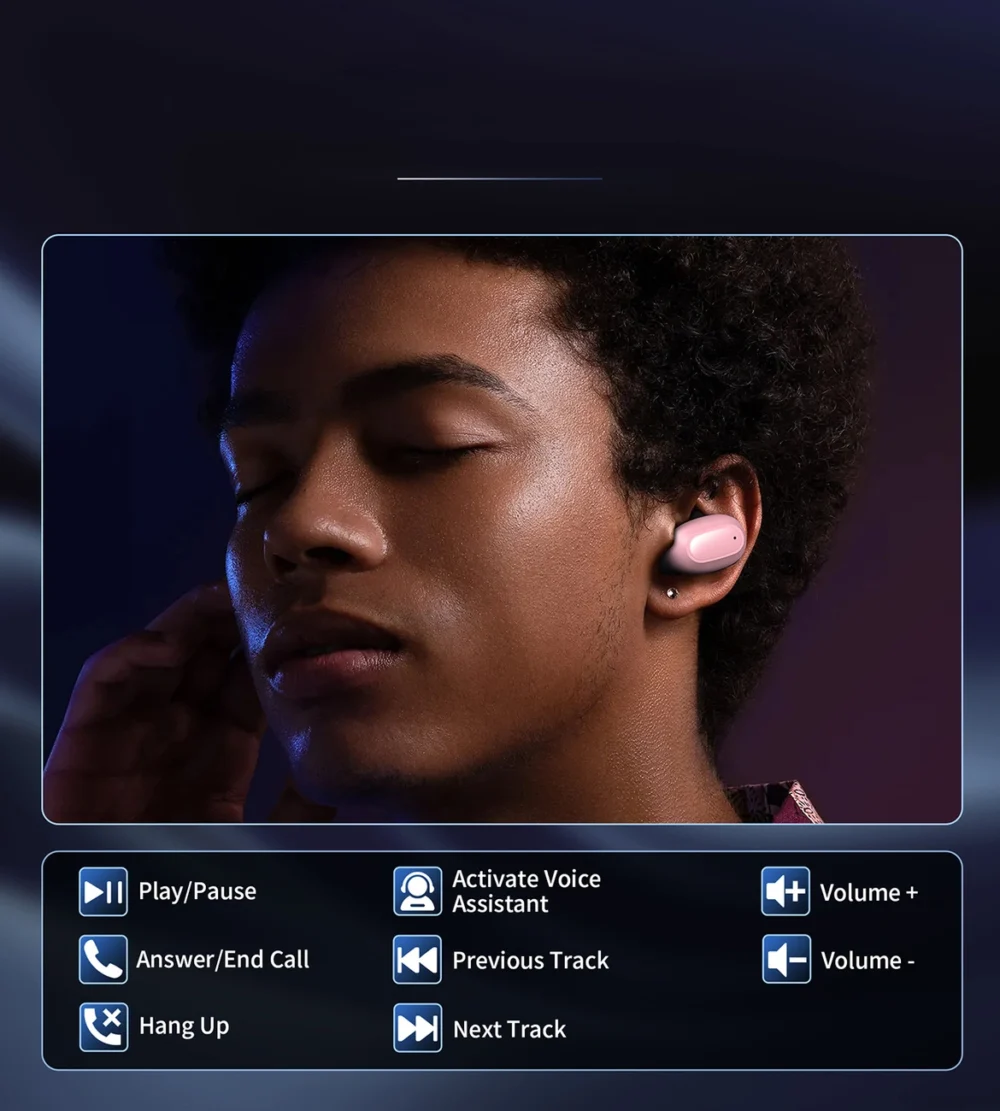 Choetech MEMS wireless TWS Bluetooth 5.3 headphones - pinkeng