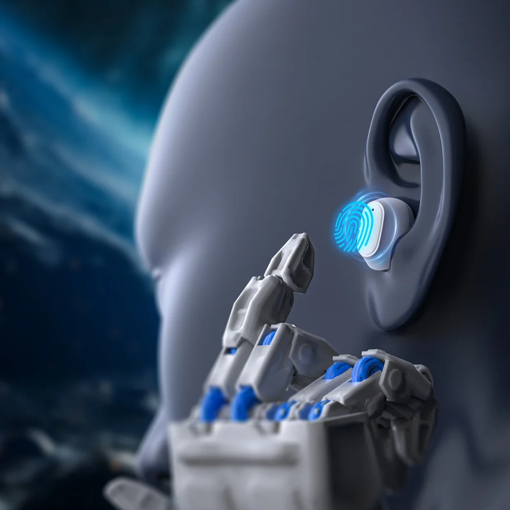 Choetech MEMS wireless TWS Bluetooth 5.3 headphones - whiteeng