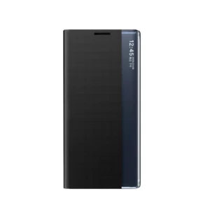 New Sleep View Case with flap and stand for Samsung Galaxy A35 - blackeng