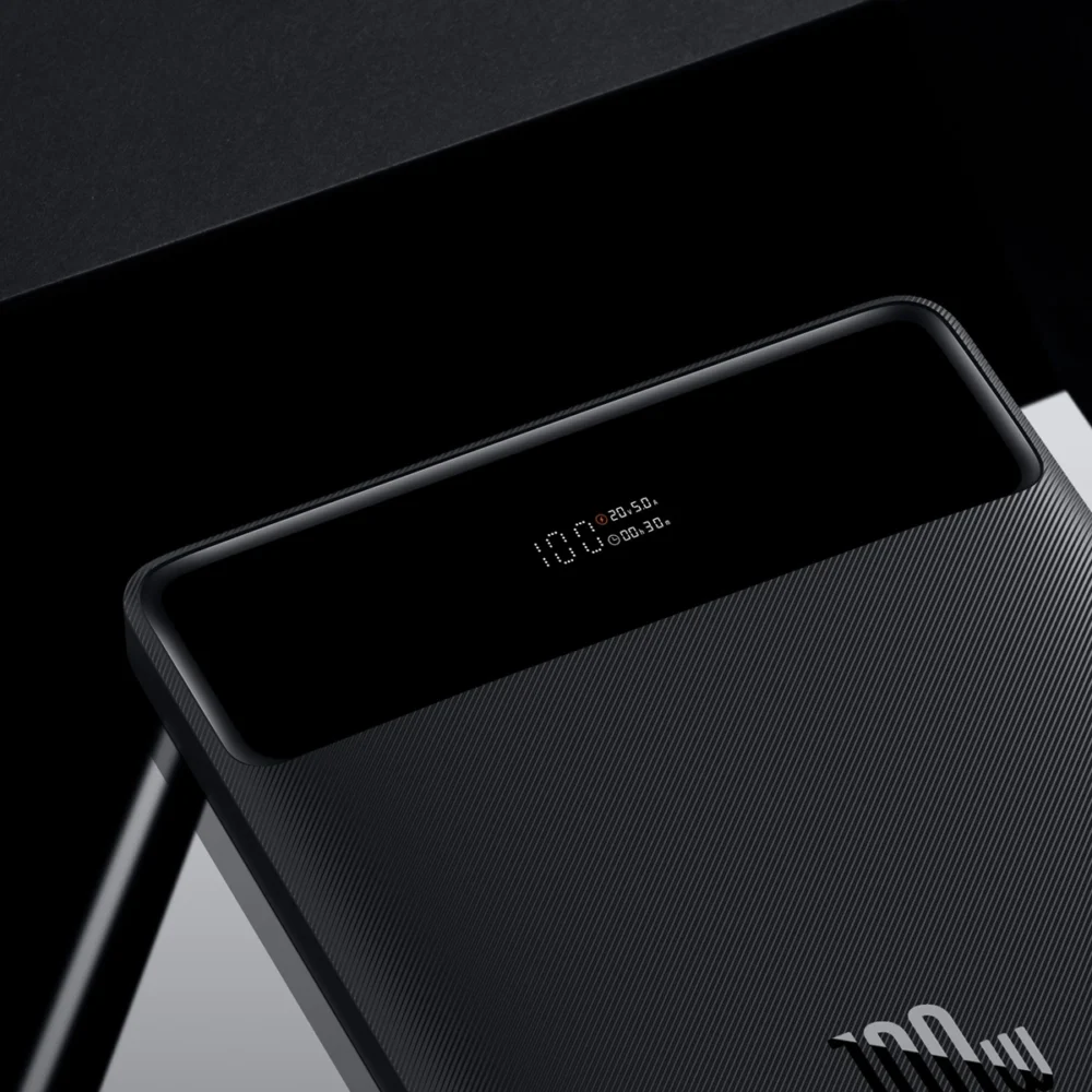 Baseus Blade PPBL000201 20000 mAh power bank 2x USB-A 2x USB-C 100W - black + USB-C cableeng