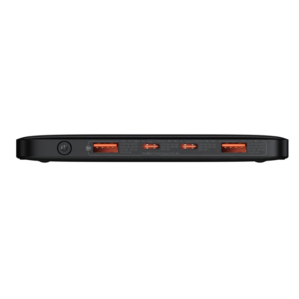 Baseus Blade PPBL000201 20000 mAh power bank 2x USB-A 2x USB-C 100W - black + USB-C cableeng