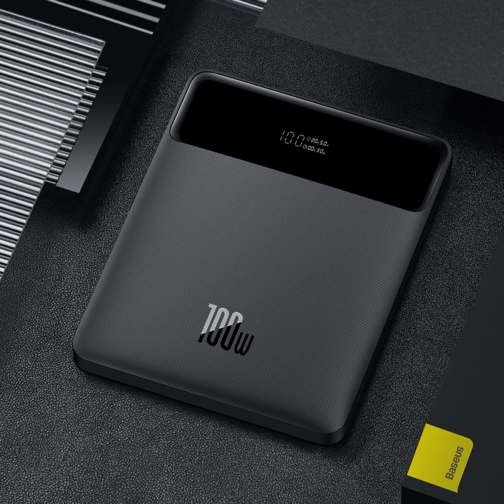 Baseus Blade PPBL000201 20000 mAh power bank 2x USB-A 2x USB-C 100W - black + USB-C cableeng
