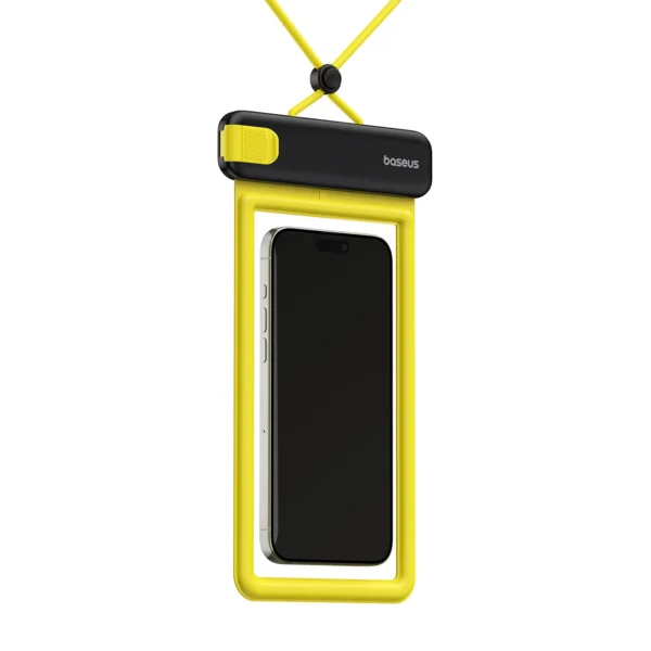 Baseus DeepDive waterproof IPX8 case with 4 layers of seal - black and yelloweng
