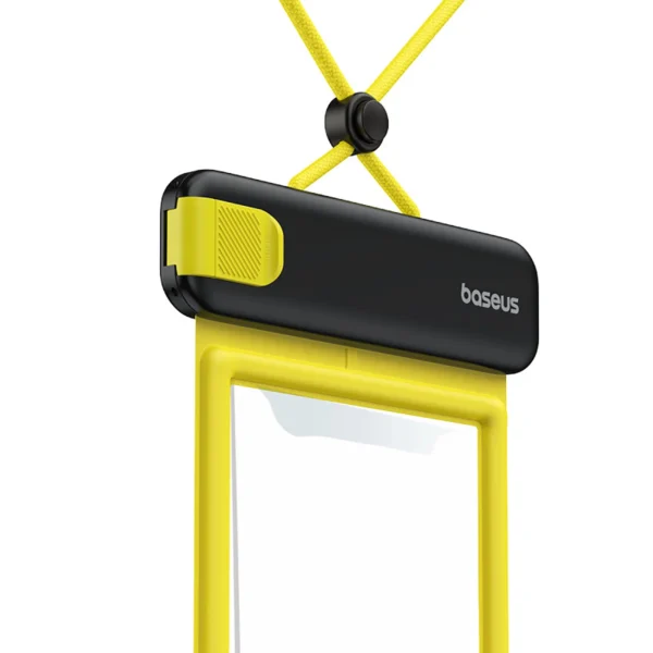 Baseus DeepDive waterproof IPX8 case with 4 layers of seal - black and yelloweng