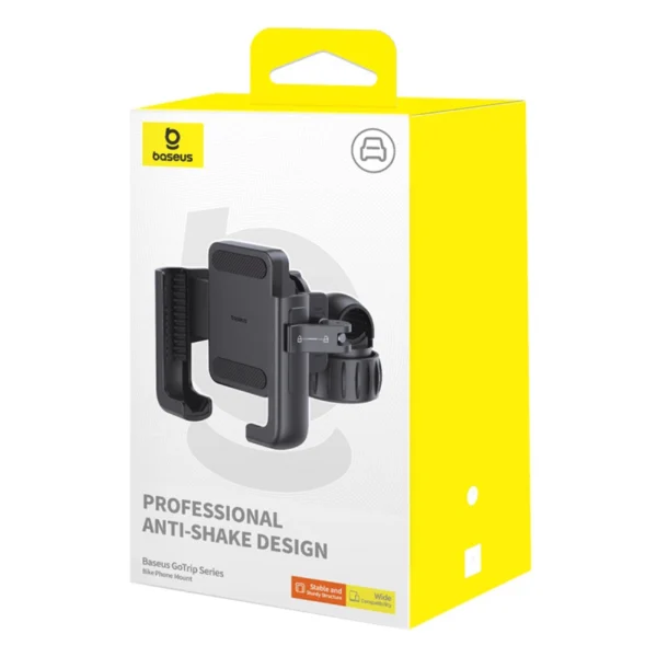 Baseus GoTrip Phone Holder for Bike, Scooter, Moped - Blackeng