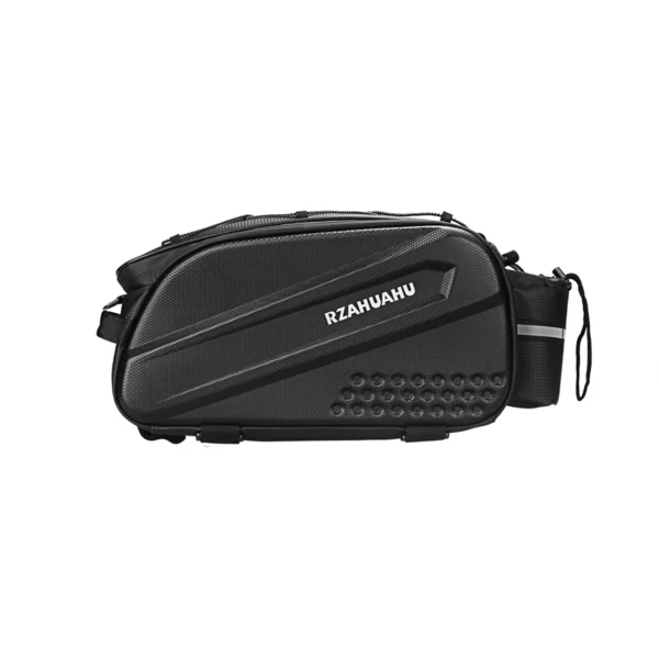 WYA36Y7S Bike Pannier Bag with Long Strap and Expandable Side Pockets - Blackeng