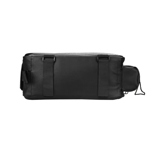 WYA36Y7S Bike Pannier Bag with Long Strap and Expandable Side Pockets - Blackeng