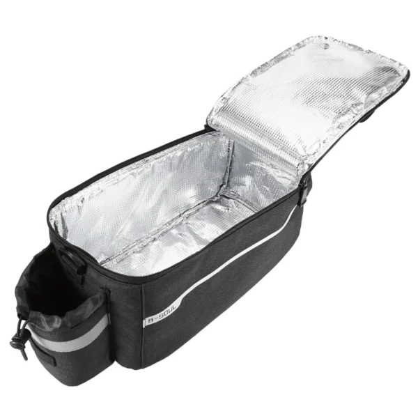 WYA26Y0S Thermal Bike Pannier Bag with Shoulder Strap - Blackeng