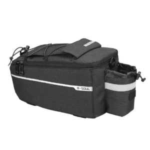 WYA26Y0S Thermal Bike Pannier Bag with Shoulder Strap - Blackeng