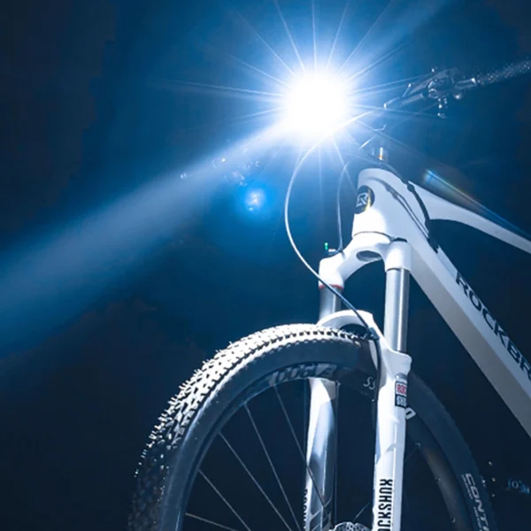 Rockbros RHL600 front bicycle light 600lm 2600mAh IPX6 - blackeng