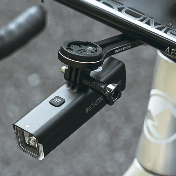 Rockbros RHL1500 front bicycle light 5000mAh 1500lm IPX6 - blackeng
